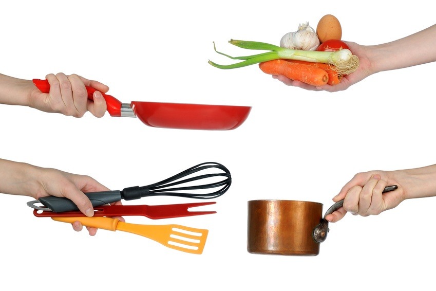 Kookgerei die te gebruiken is bij werkvorm