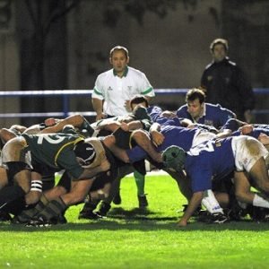 Samenwerken tijdens een rugbywedstrijd